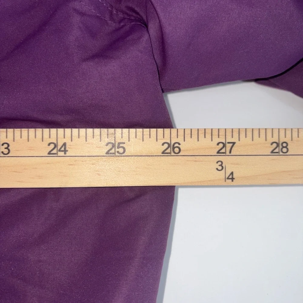 Cabelas Womens 2XL Purple Fleece Lined Full Zip Insulated Jacket
